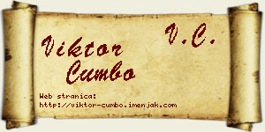 Viktor Cumbo vizit kartica
